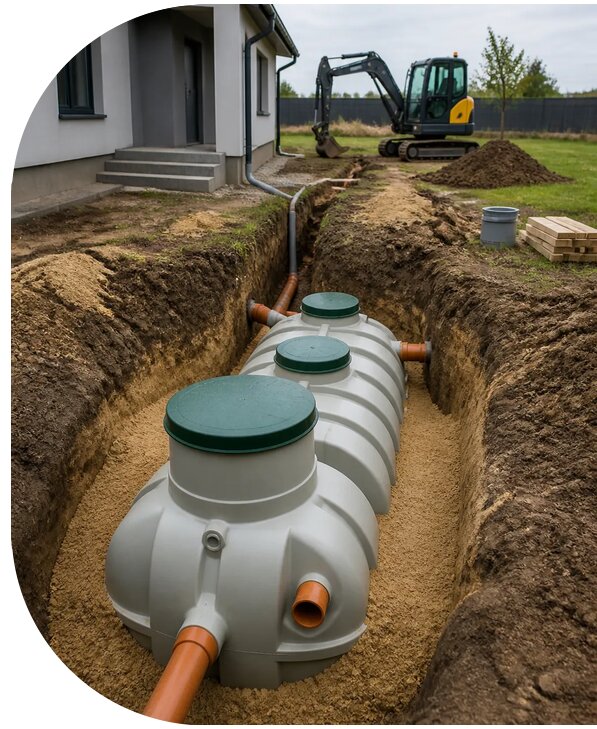 Монтаж септика без откачки в Лангепасе от 45450 р. | АПаруса-Лнг